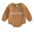 IZEL Mama's Boy Baby Cotton Long Sleeve Jumpsuit