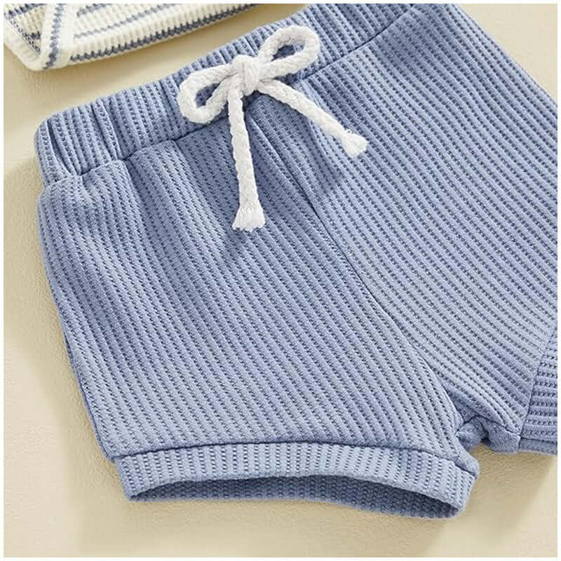 IZEL HAUL Baby Boy Summer Romper & Shorts Set Cotton Blend