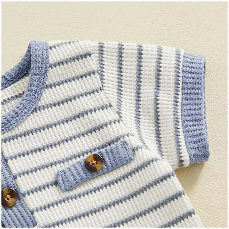 IZEL HAUL Baby Boy Summer Romper & Shorts Set Cotton Blend